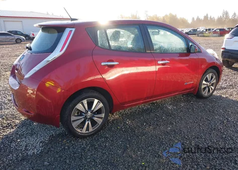2015 Nissan Leaf Sl из США, поврежденный, VIN 1N4AZ0CP2FC307749